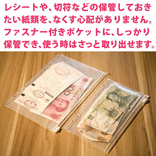 Amazon.co.jp: OVERisus ファスナー 付 クリア ポケット