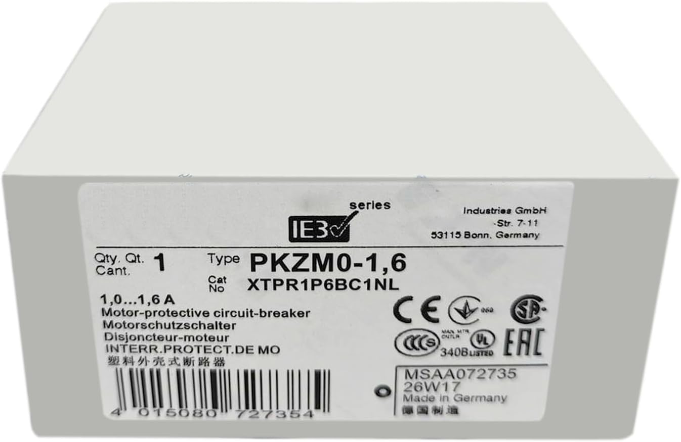 PKZM0-1,6 XTPR1P6BC1NL 適格請求書発行可 PKZM01,6 XTPR1P6BC1NL 適格