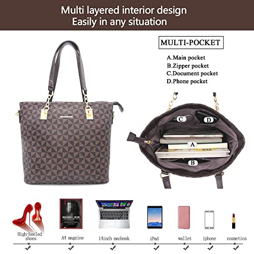 Image of 2E-youth Designer Purses and Handbags for Women Satchel Shoulder Bag Tote Top Handle Bag
