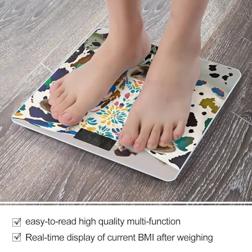 Báscula digital de baño con pantalla LCD y vidrio templado miniatura 5