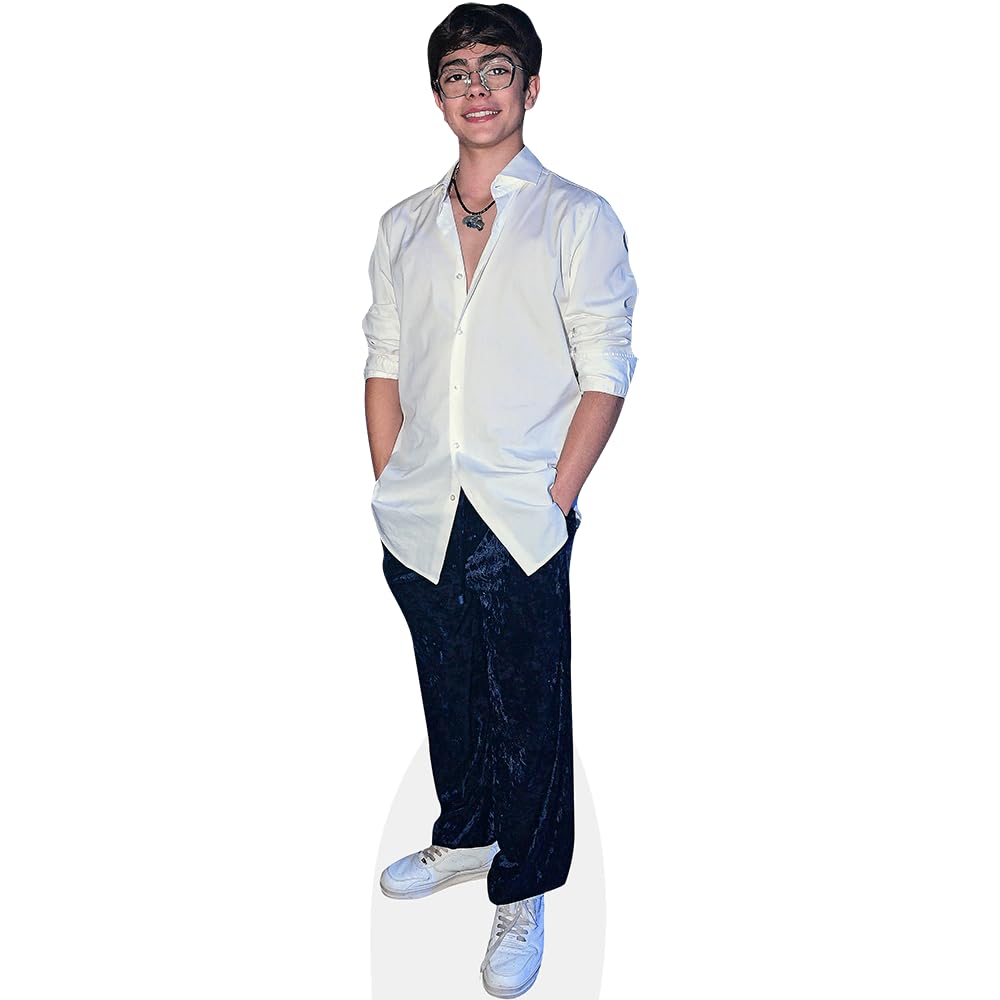 Figura Mini de cartón de Lukas Urkijo (White Shirt) – Aproximadamente 60 cm – Decoración para Fiestas y Regalo para Fans