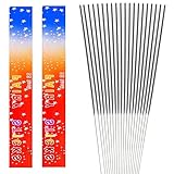 22-inch 40 Pieces Sparkler Wedding SendOff Stick Tag Accessory, Suitable forCelebratory Holidays Such asEaster,Wedding Favors,Holiday Revelryand More(3-5 Days Deliveried)