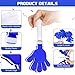 Junkin 48 Pcs Hand Clappers Bulk 7. 5 x 3. 5 Inches Noise Makers Party Favors Clapping Noise Maker Clacker for Birthdays Game Prizes Rewards Football Sporting Events Cheers Supplies (Blue,White)