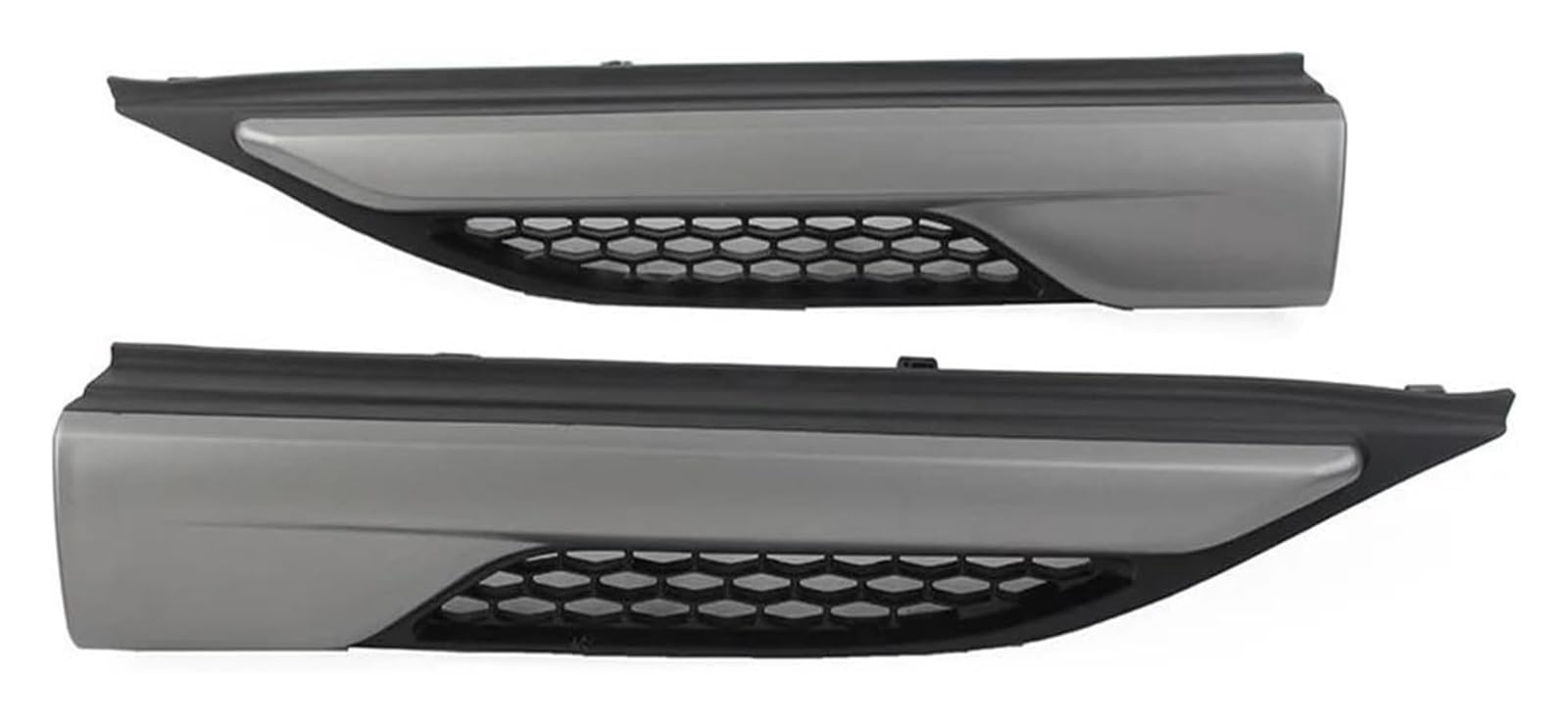 Griglia anteriore per auto Griglia paraurti anteriore per Land per Rover,per Range,per Evoque 2012-2019,2 pezzi,grigia,per griglia parafango auto
