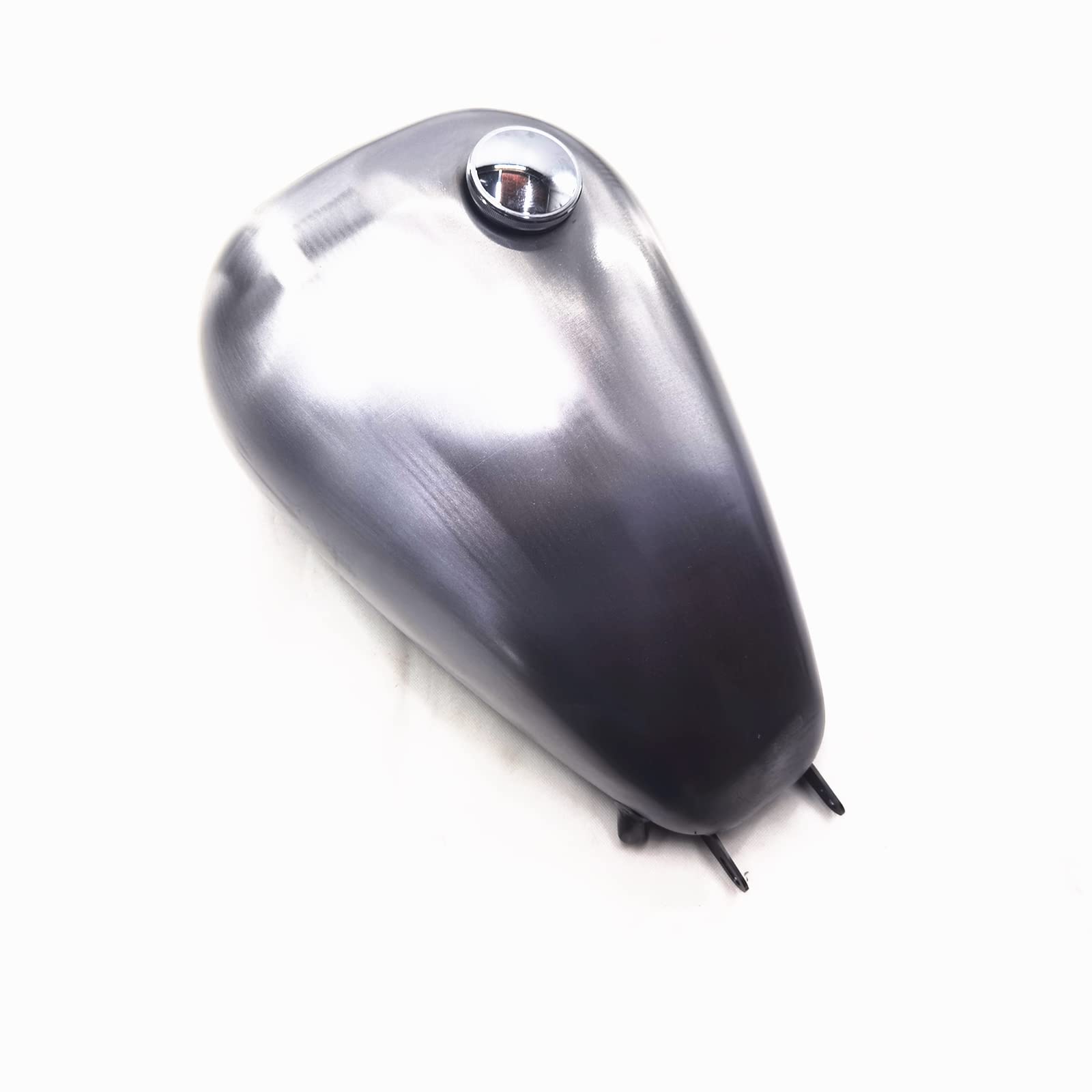 Motocykl 14L Srebrny Zbiornik Paliwa Benzyny Gazu Ręcznie Dla Harley Dyna 1999-2003