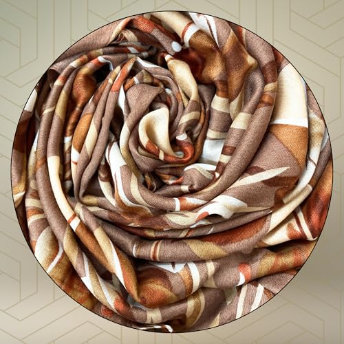 Image of Aura Collection Viscose Cotton Scarf Stole for Women