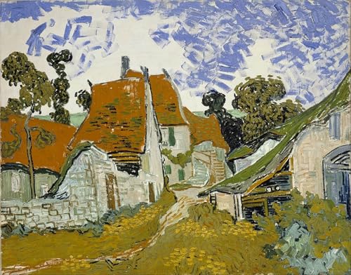 Impression Tableaux Graffiti Van Gogh d'Auvers sur Oise œuvre murale de salon