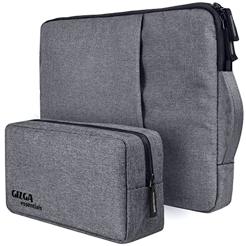 Gizga Essentials Laptop Bag Sleeve Case Cover Pouch for 13.3 Inch Laptop MacBook, Free Accessories Pouch, Water Repellent, Ultra-Light, Easy Carry, Of