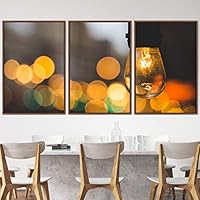 3 Piece Framed Canvas Wall Art Abstract Industrial Modern Art Multicolor Patterns Canvas Prints Home Artwork Decoration for Living Room,Bedroom - 16