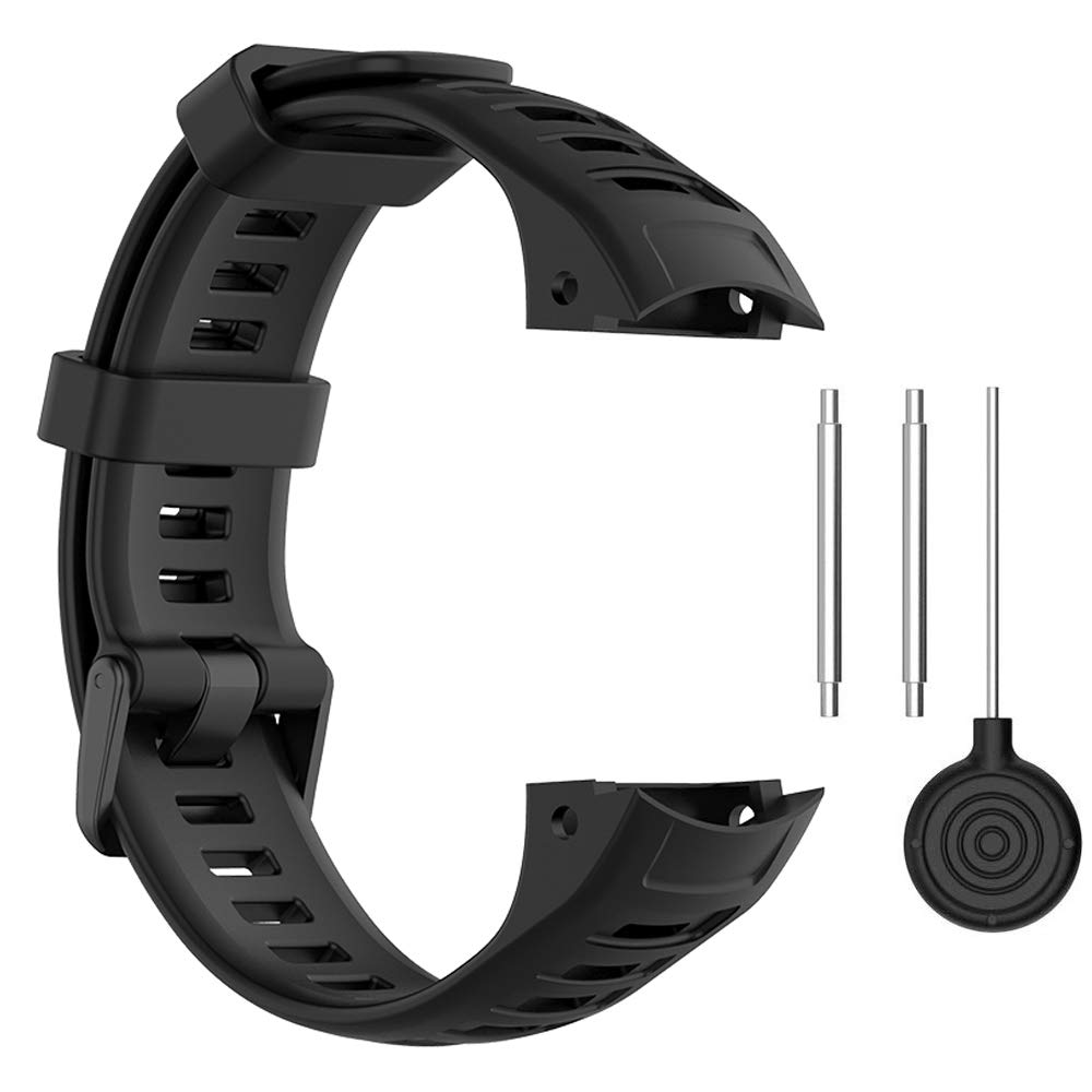 Pasek do zegarka Garmin Instinct 2/2 Solar, miękki silikonowy zamiennik paska do zegarka Garmin Instinct Tide/Tactical/Solar/Esports (bez trackera)
