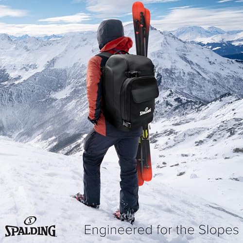 Spalding 50L Ski Boot Bag Backpack – Waterproof Durable Skiing and Snowboard Boot Bag for Travel, Fits Helmet, Boots, Skis & Gear Accessories, for Men & Women by Spalding - Image 7