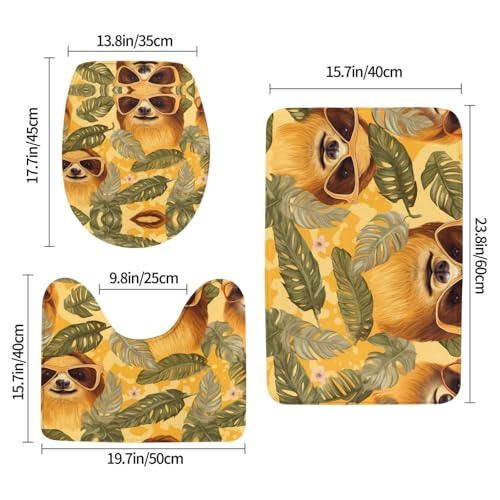 Tapis de salle de bain antidérapants pour éviter les glissades devant la coiffeuse - 3