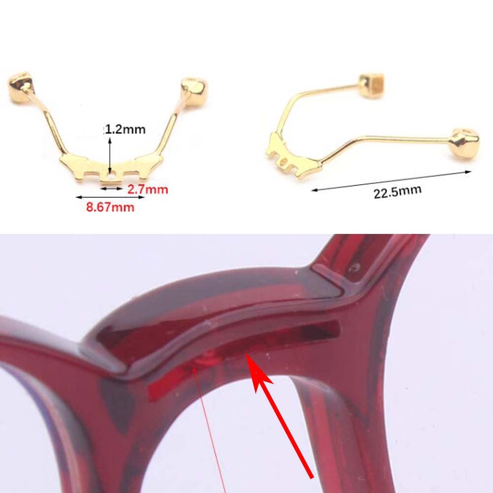 Nasenpad-Armhalter, Ersatz-Nasenpadhalter aus Metall, Nasenbrücke