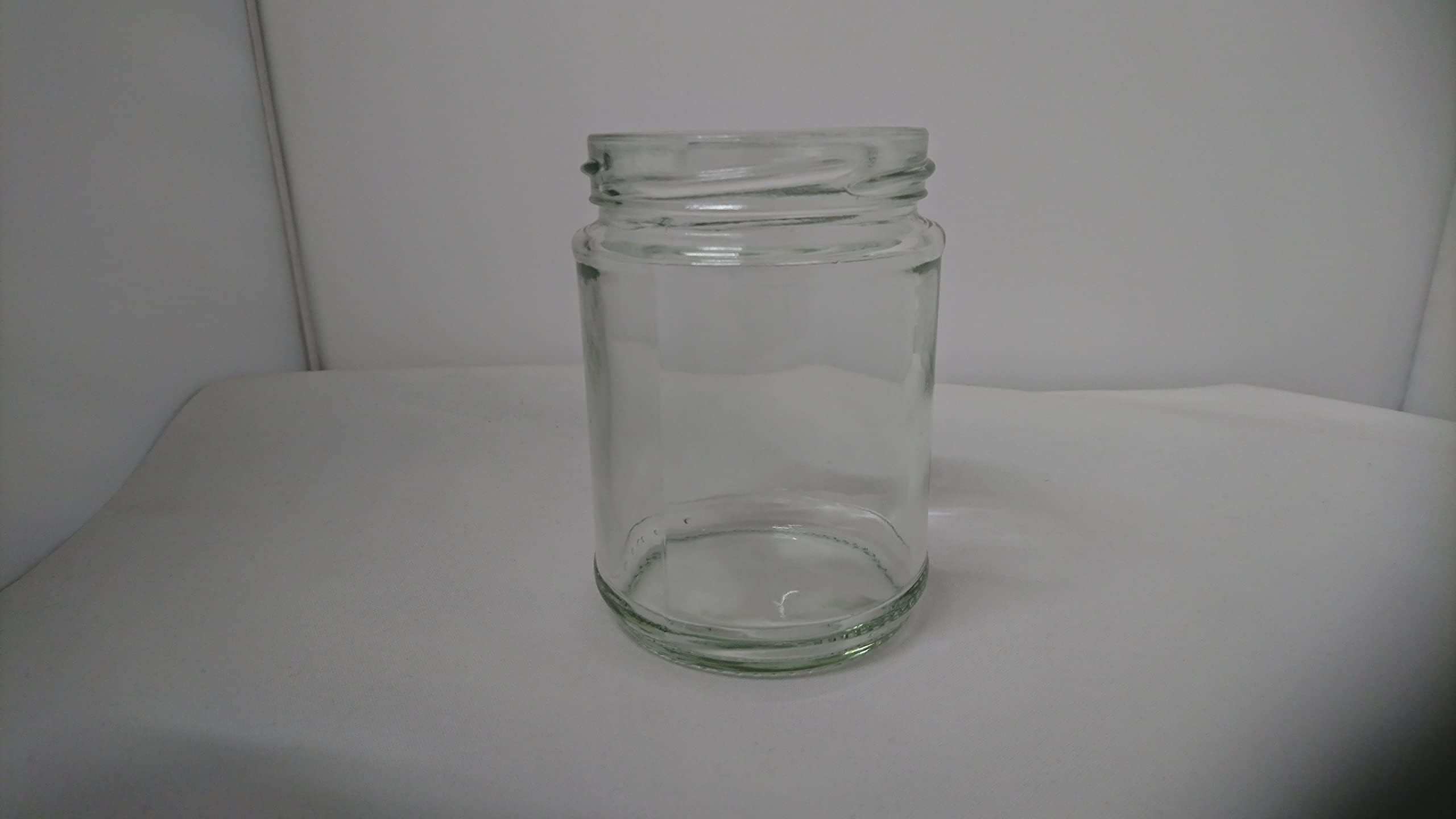 BOTTLE COMPANY 72 X 12OZ/300ML APPROX ROUND GLASS JAM JAR,CHUTNEY,PRESERVE,PICKLE,CANDLE,SWEET,HONEY,WEDDING FAVOUR JAR C/W GOLD LIDS