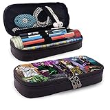 Vielseitig: Dies kann als Stift- / Bleistifttasche sowie als Make-up-Tasche und Geldbörse verwendet werden. Perfekt für Kugelschreiber, Bleistifte, Kosmetika und andere kleine Accessoires.