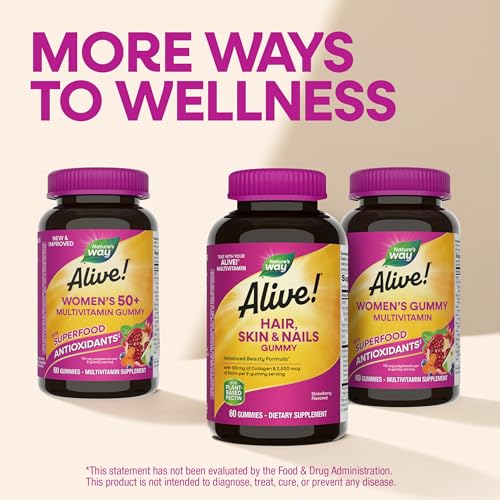 Nature's Way Alive! Hair Skin & Nails Gummies