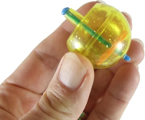 Miniatura 4 de 48 juguetes de plástico con purpurina giratoria - Spin - Spinner Tops - Mini juguetes - Pequeño juguete de premio novedoso - Recuerdos de fiesta -