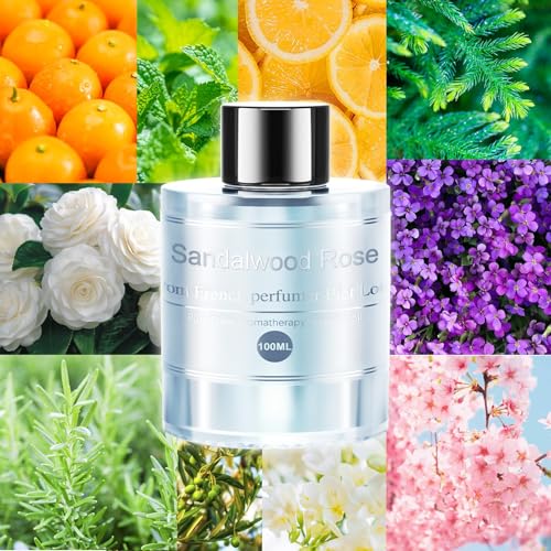 Image of Amor Lyris Car Air Freshener Refill 3.5OZ /100ml Bottle, CO01 /Dedicated Perfume Long Lasting Air Fresheners 6 Months, Car Diffuser Essential Oil Made of Natural Plant Extracts, Rose