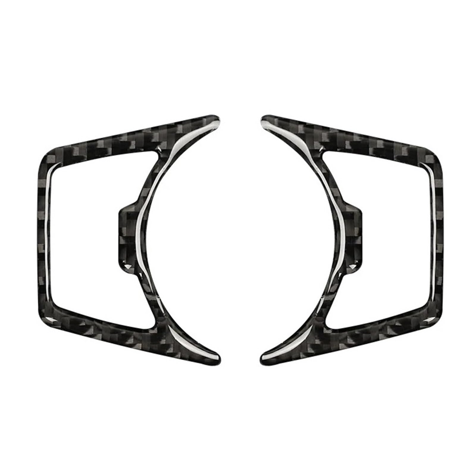 Compatible for F150 Raptor 2016-2020 Car Accessories Carbon Fiber Interior Auto Headlamp Button Decoration Stickers Trim Frame Cover
