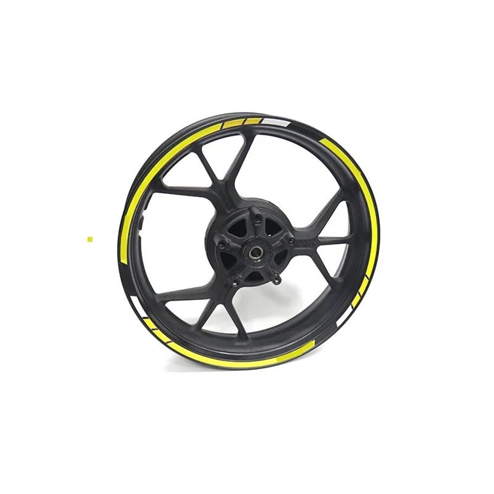 Stickers Motorcycle Accessories Wheel Stickers Reflective Rim Motorbike Waterproof Decals for Yamaha MT-03 MT03 MT 03(Style 19)