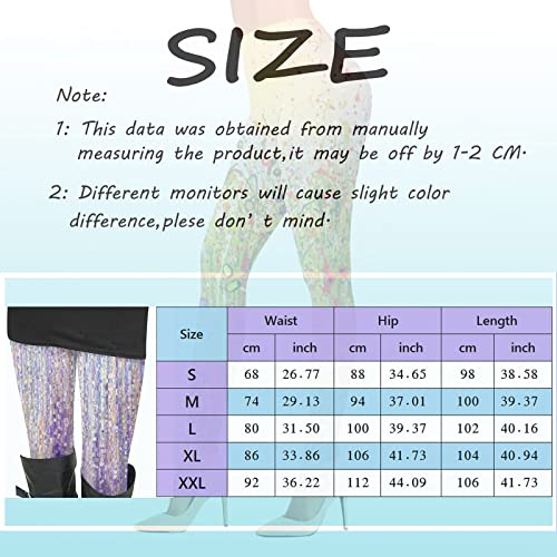 July 4 Womens Yoga Pant Set Leggings For Women Casual Flower Pattern High Waist Floral Printed Yoga Running Daily Wide Leg Pants For Women High Waist Plus Size Pants For Women 4X-5X Elastic Waist #TOP5