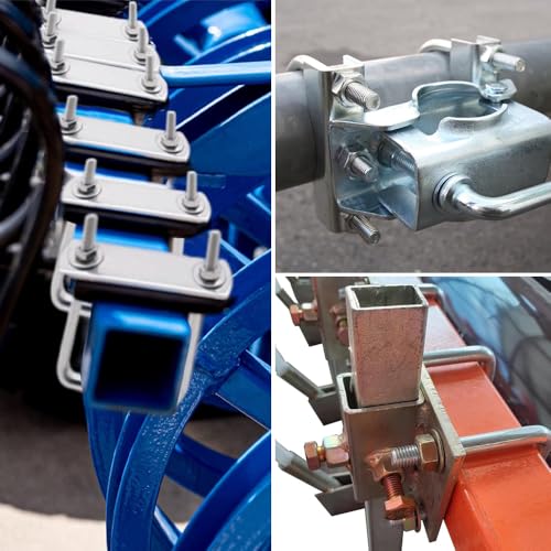 6 Stück Bügelschrauben M6, U-Schrauben, 80 * 50 mm U Bolzen 304 Edelstahl Bügelschraube für Auto Abschleppen Schiffen Reparatur