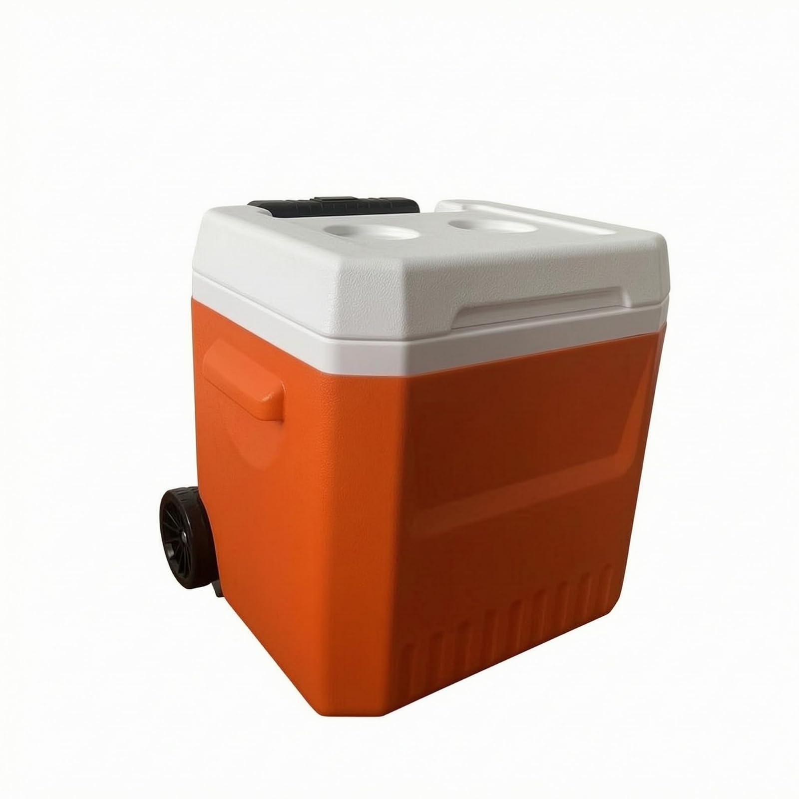 Isolierbehälter Lagerbehälter Kühlsystem Rollende Kühlbox mit Kompaktem Design Und Griff Zum Ziehen für Ausflüge Picknicks Outdoor Sportveranstaltungen