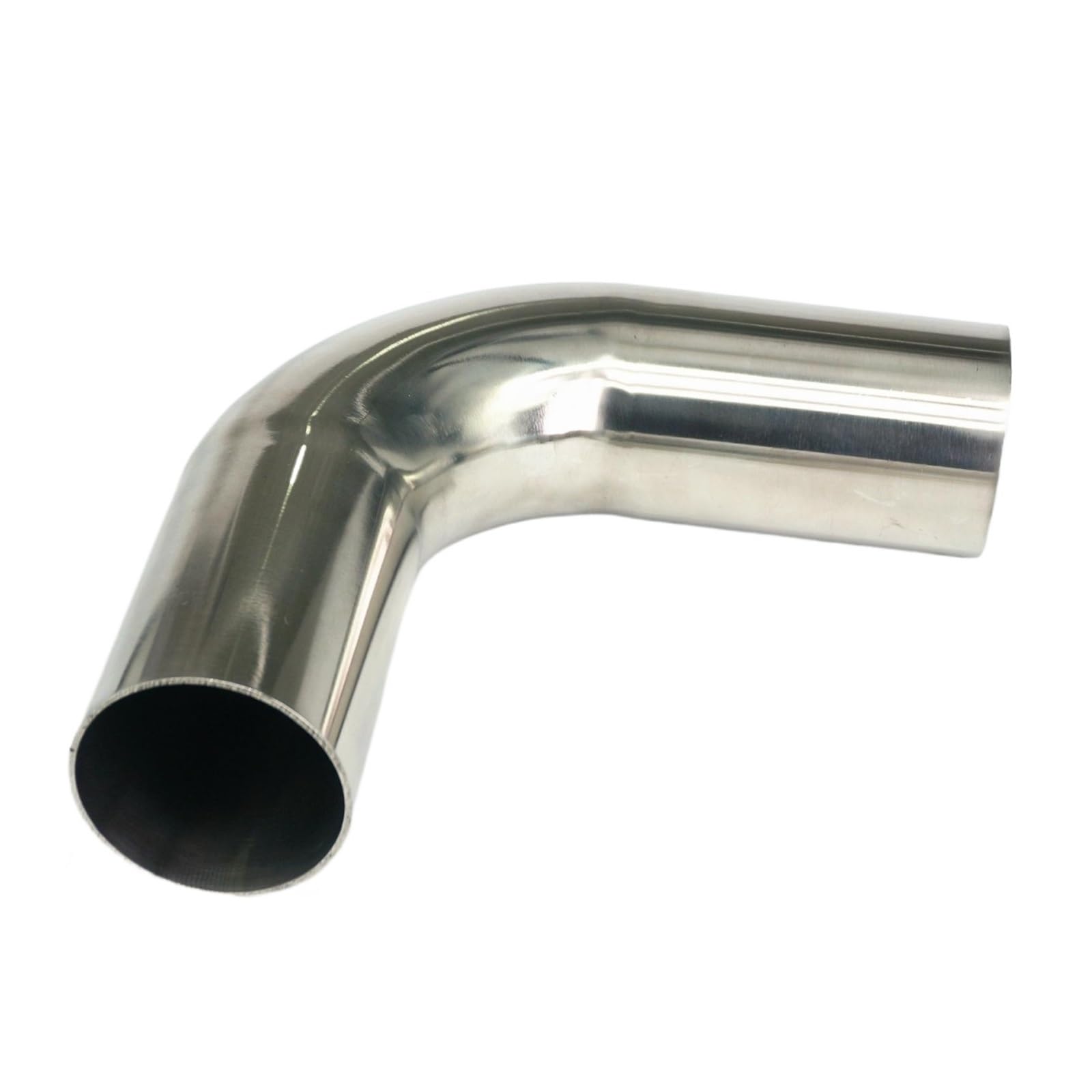 Fqhidmomx One Color 63Mm 2.5" O/D 304 Stainless Steel Weld 90 Degree Elbow Tube Butt Pipe Fitting Straight Pipe Length 100Mm Plumbing Fittings