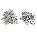 Produktbild Hohlnieten, Leder Nieten Set 100 Satz 8 x 8 mm Eisen Doppelkappen Leder Nieten für für Leder Handwerk DIY Dekoration 100pcs(Silber)