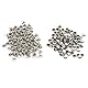 Akozon Doppelkappe Nieten 100 Sets 8x8mm Doppelkappe Niet Metall Lederhandwerk Reparaturen Nieten Spike Dekoration für DIY Leder Handwerk Reparieren Dekoration Snap Fastener (Silber)