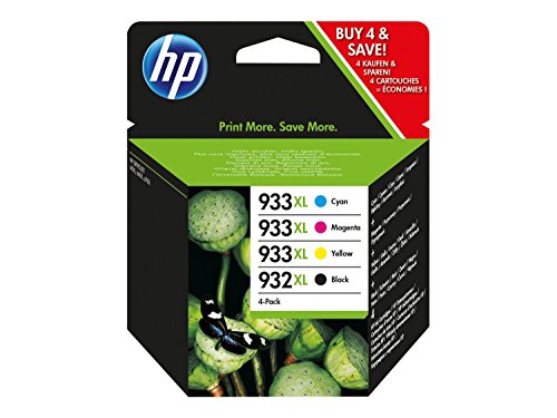 Cartouches dencre HP 932/933 XL (Schwarz Cyan Magenta Gelb) 4 Stück