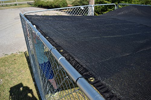 Nickanny's UV Rated 85% Block Cover for Dog Kennel Sun Block Shade Top with Grommets and Cable Ties for Installation (10… - Image 6