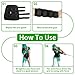 Straight Arm Golf Swing Trainer, Adjustable Tension Elbow Brace with Three Metal Stays for Lead Arm Correction, Golfers Practice Training Aid Perfect for Beginners＆Seasoned Players (M(32.5X29 CM))
