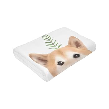 Amazon｜柴犬 いぬ 犬柄 ブランケット 毛布 毛布 フランネル