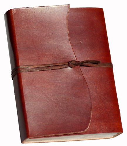 INDIARY Buffalo Leather Writing Journal With Strap...