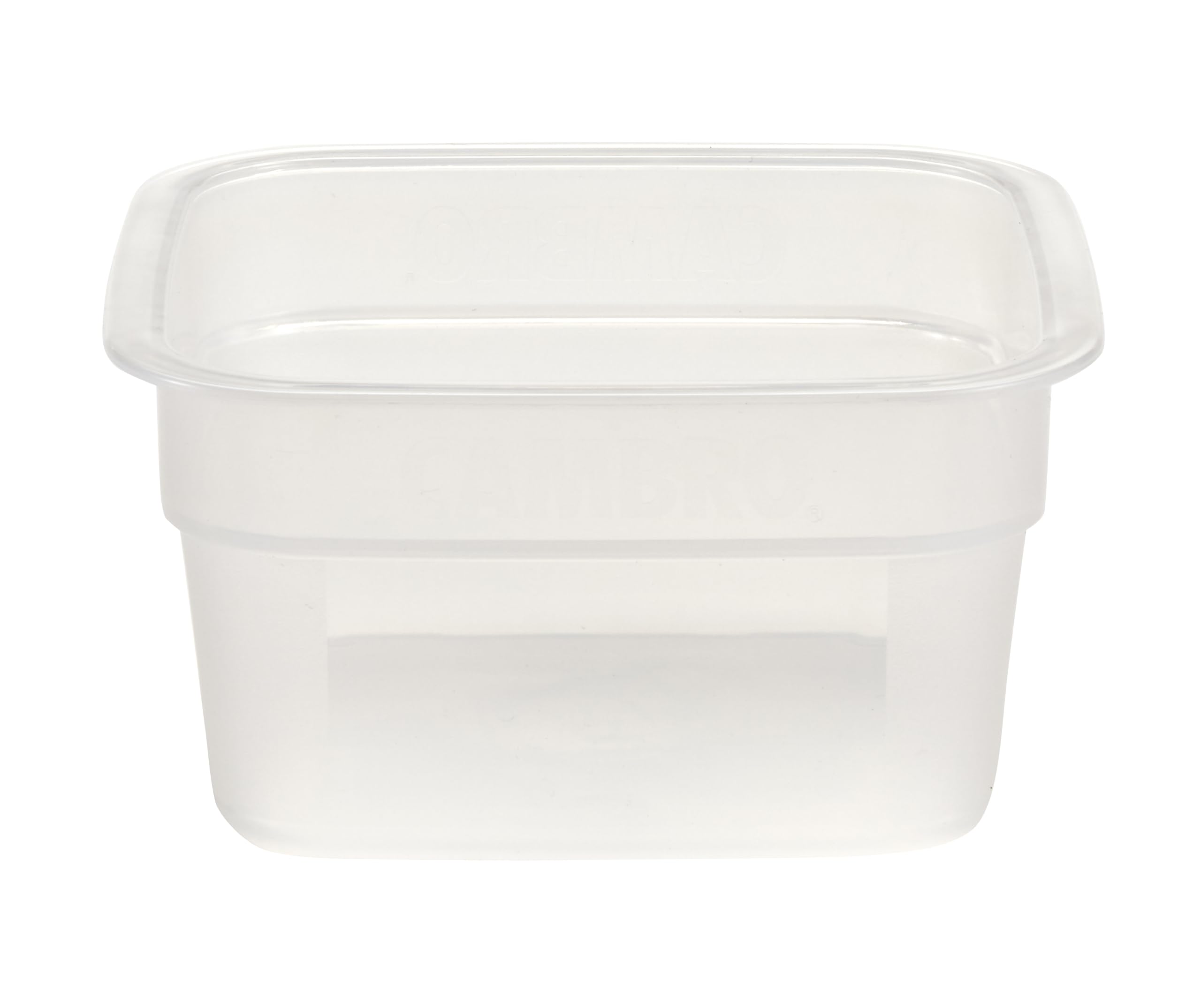 1/2 Qt FreshPro Food Storage Container by Cambro – 0.5 quarts, Polypropylene, White, Model HFSFSPROPP190