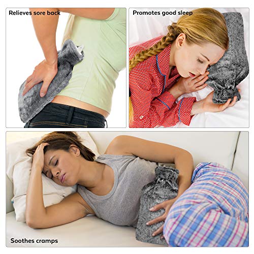 Bramble Warmwaterkruik - Zachte Pluis Warmwaterfles | Comfortabel, Veilig, Warmte-Retentie - Geschikt voor Baby… - Image 5