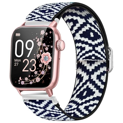 Bracelet montre intelligente AKUMAKA réglable en nylon tressé ultra résistant