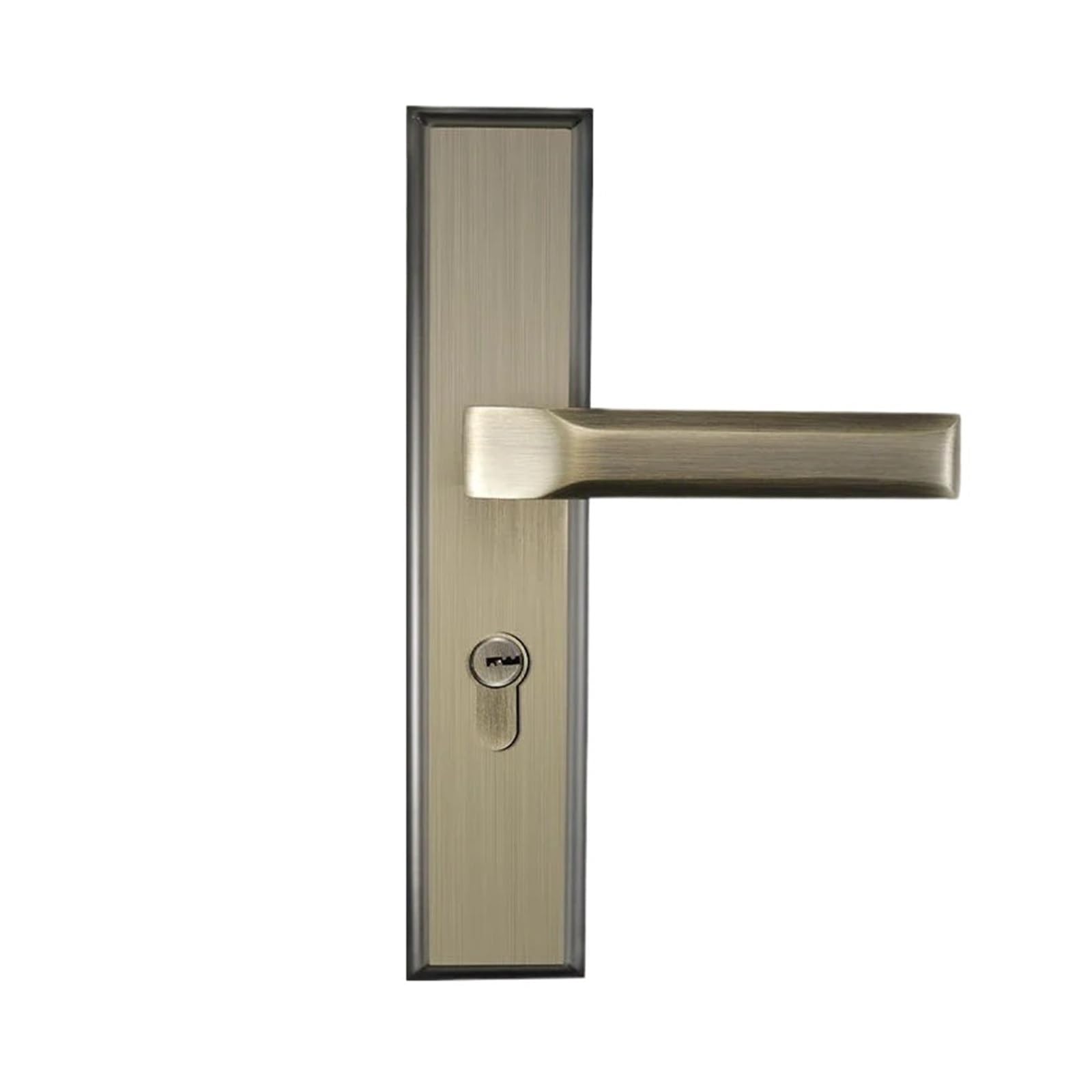 BSAXITHZB 1 Set of zinc Alloy Silent Door Lock Integrated Handle