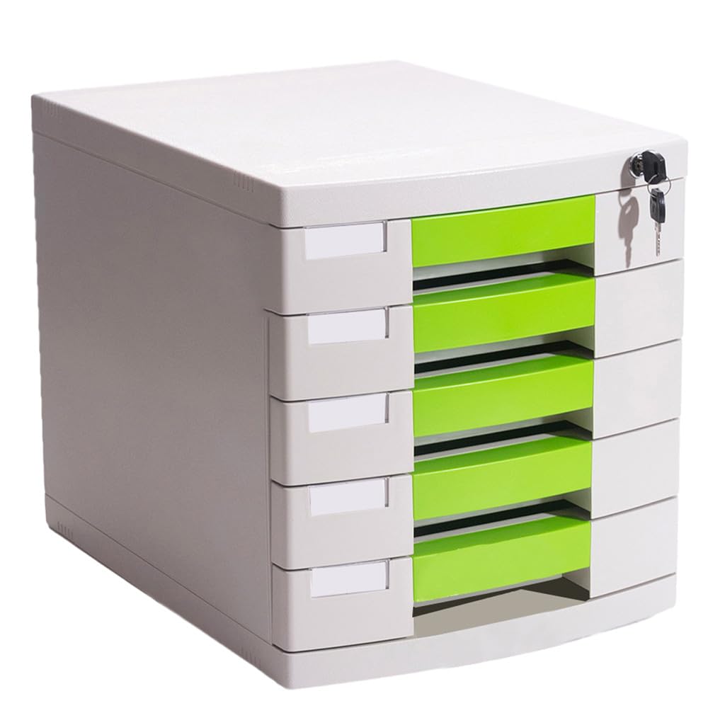 Armoire de bureau à 5 couches avec serrure pour rangement classeur