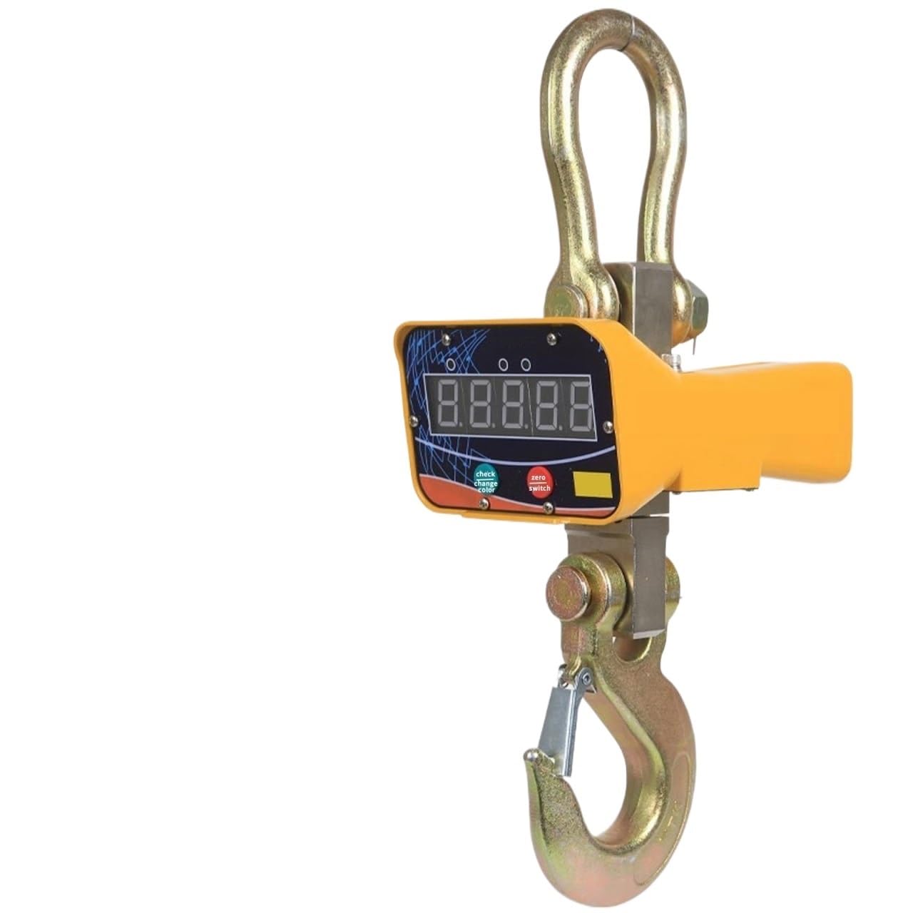 JVDDI Digital Hanging Scale Industrial Crane Scale Digital Hanging with Visible LED Display Electronic Hook with Remote Control Heavy Duty Crane Hook