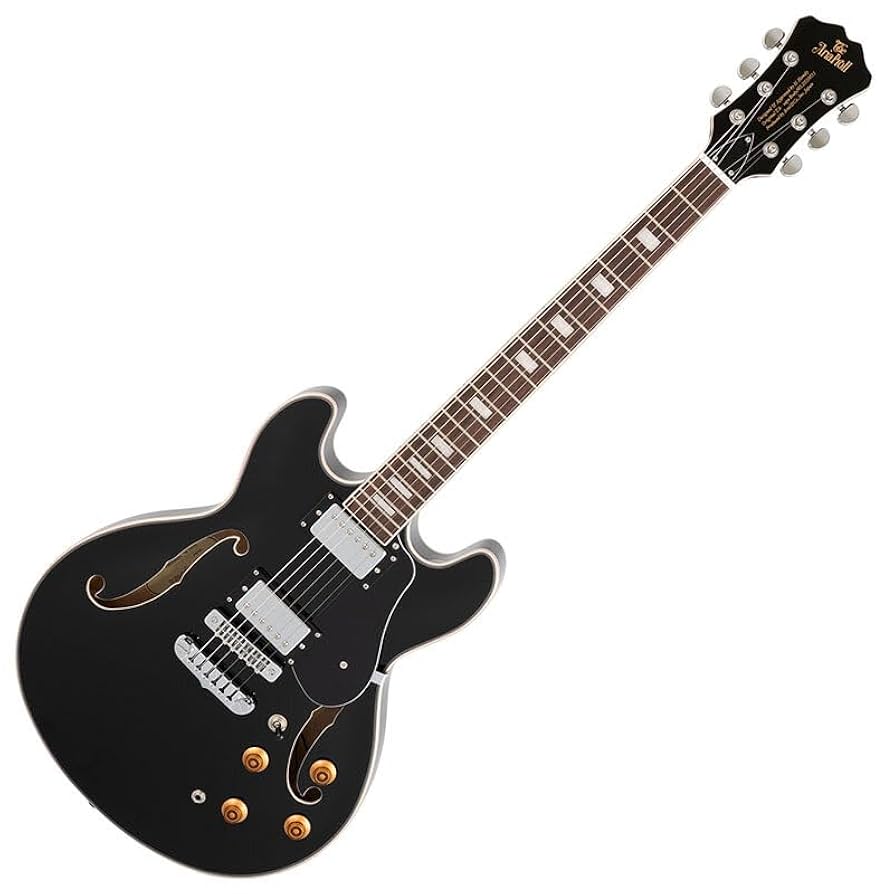 Aria Pro II エレキギター ブラック ギターケース付き Aria Pro II アリアプロ MAC-STD Metallic Black エレキギター