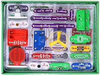 Circuits for Kids ELSKY 335 Electronics Discovery Kit, Circuits Experiments Kit, Smart Electronics Block Kit,Educational Science Kits Toy,Great DIY Building Blocks Electric Circuits Kits for Child