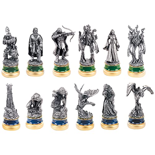 Jeu d'échecs Le Seigneur des Anneaux Les 2 Tours par The Noble Collection