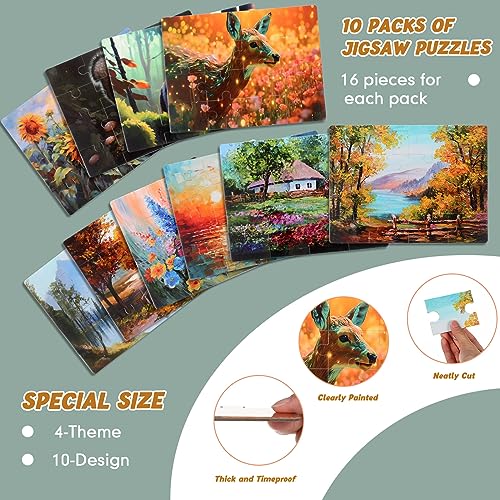 Hiboom HIBOOM-SENSORY MOTOR AIDS-GFDG563 10 Pack 16 Piece Jigsaw Dementia Puzzles thumb #2