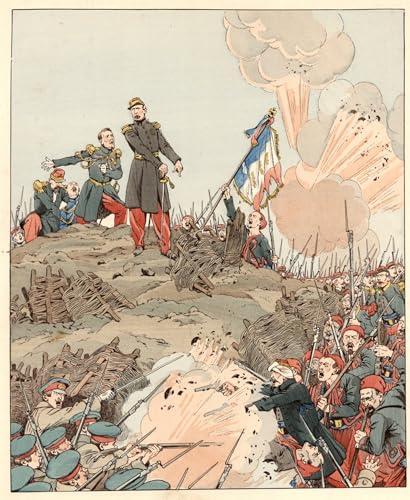 Toile guerre de Crimée pour salon - Tableau décoration moderne 60x90