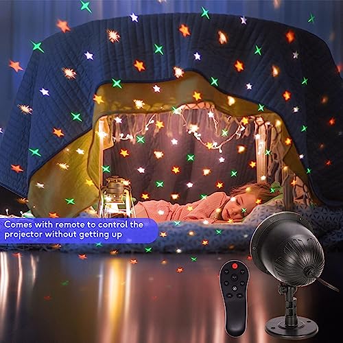 Star Projector, Night Light Projector For Kids, Outdoor Indoor Holiday Projector Lights With Remote Control, Waterproof Led Projector Landscape Light For Bedroom Garden Wedding Party Christmas Gift #TOP2