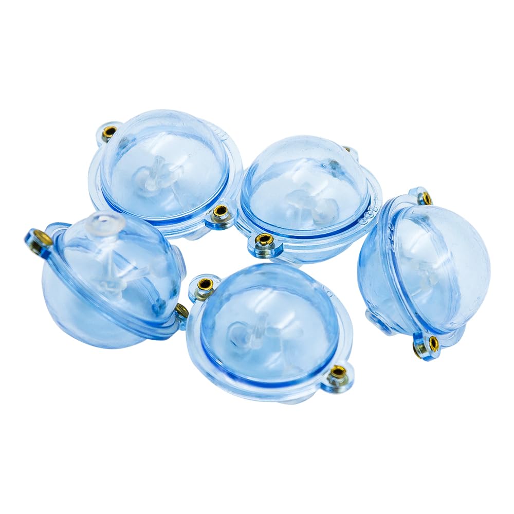 Sarini 5 uds Flotador de Pesca Bolas de plástico ABS Bola De Agua flotadores de Burbujas Aparejos de Pesca en el mar Accesorios al Aire Libre