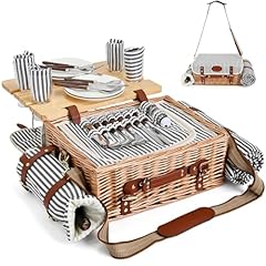 Stripes With Blanket &Table for 4