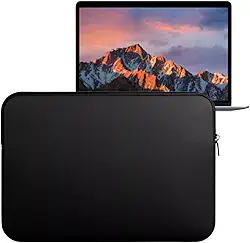 Capa Case Luva 13,3 polegadas compativel com Macbook resistente contra arranhões e impactos á prova d'água Cor Preto